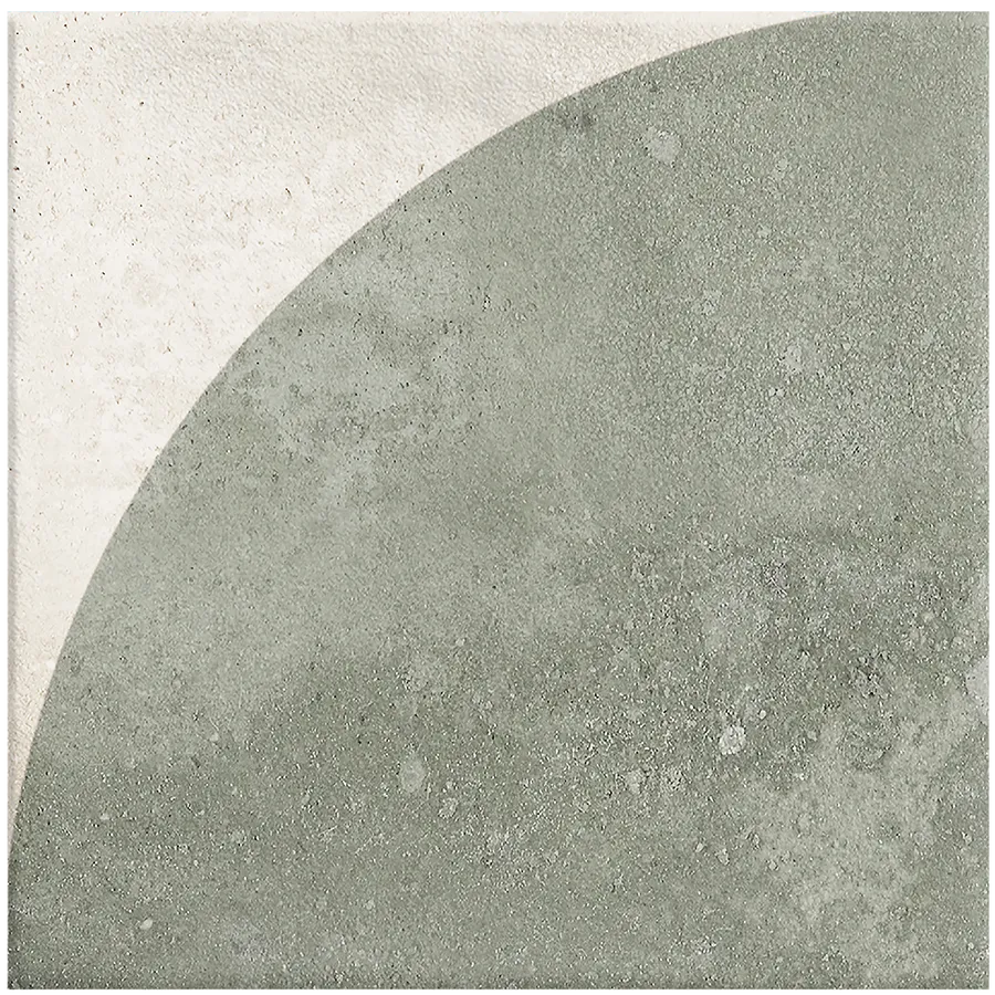 Tuscano Green Moon Structured Textured Tile