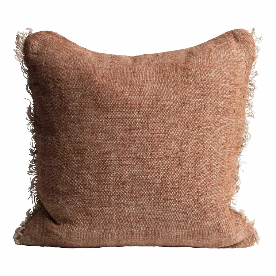 Tabako Feather Fill Cushion 50x50cm in Linen