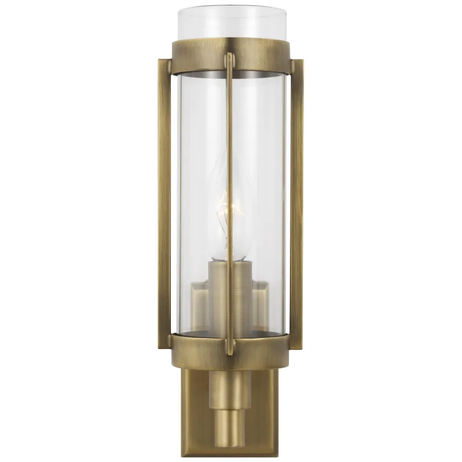 Ralph Lauren Flynn Wall Sconce by Visual Comfort Studio Time Worn Brass