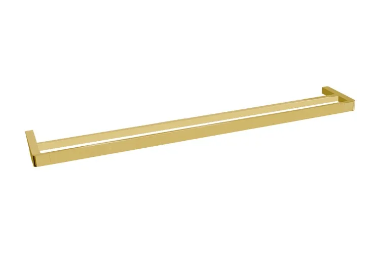 Brooklyn Double Towel Rail 900mm Brushed Brass