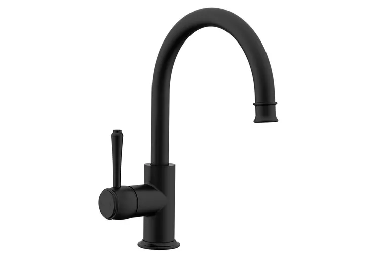 Eternal Gooseneck Basin Mixer Matte Black