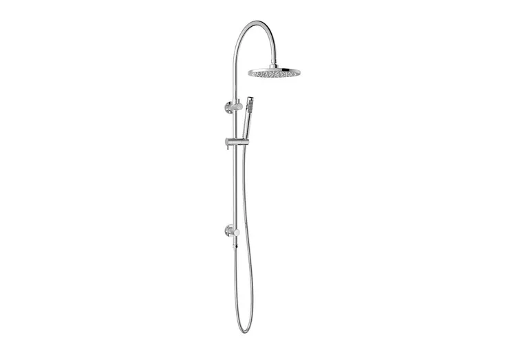 Soul Gooseneck Twin Shower Set Chrome