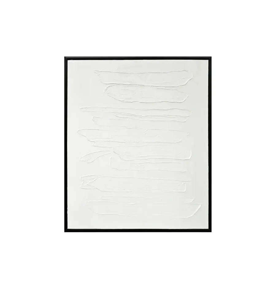 Textured Blanquecina Enhanced Wall Art Canvas Print 130cm x 110cm
