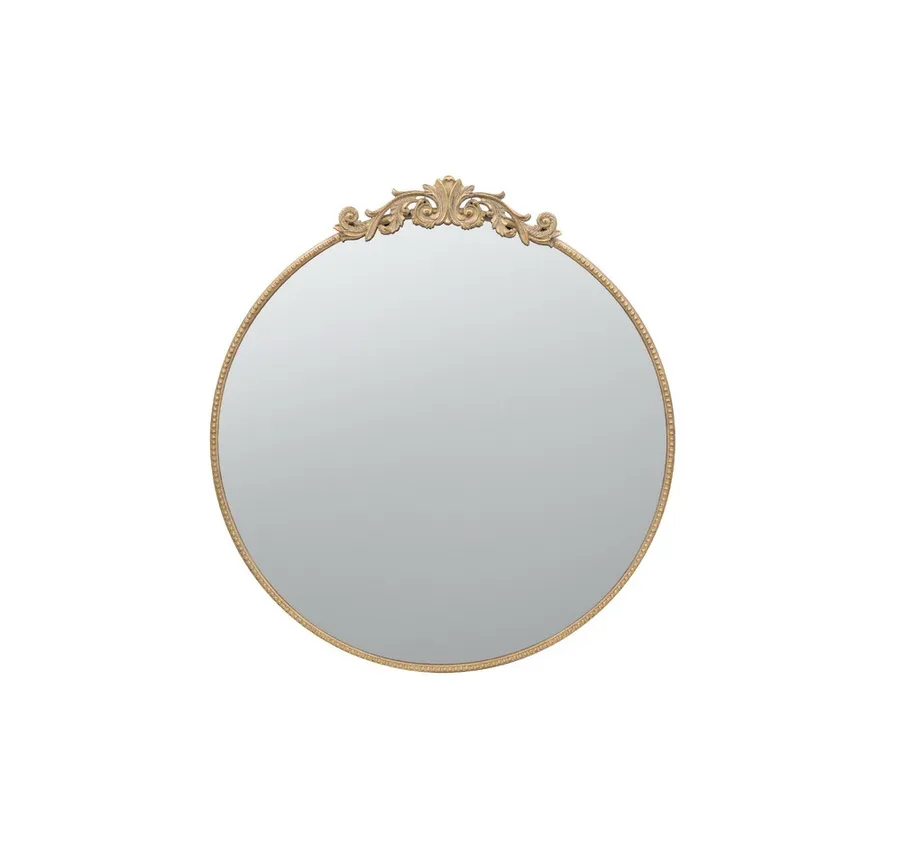 Large Baroque Gold Wall Mirror 91cm x 97cm