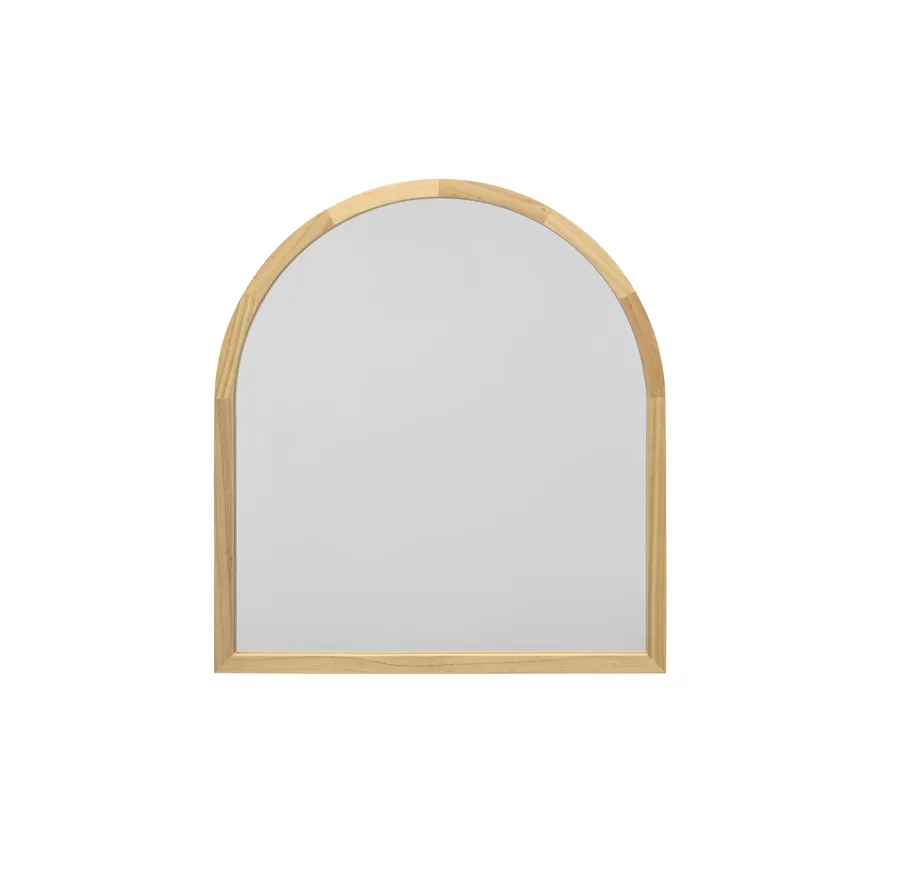 Tiffany Arch Light Solid Wood Wall Mirror 60cm / 80cm 60cm