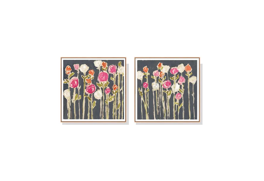 Set of 2 Laurels Lollies Wall Art Canvas 3 sizes available 50cm x 50cm