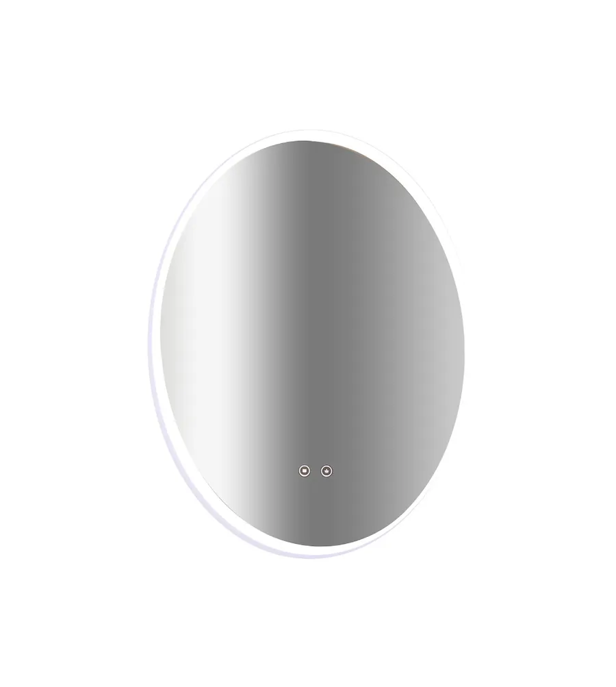 Oval LED Anti-Fog Illuminated Mirror 80cm x 60cm