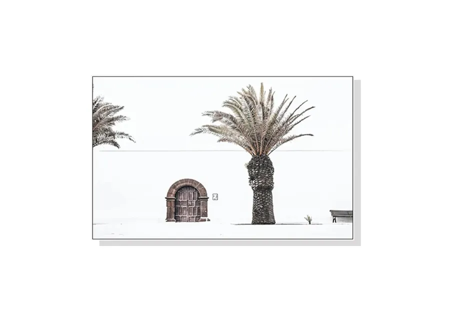 European Palm Tree Wall Art Canvas 3 sizes available 50cm x 70cm