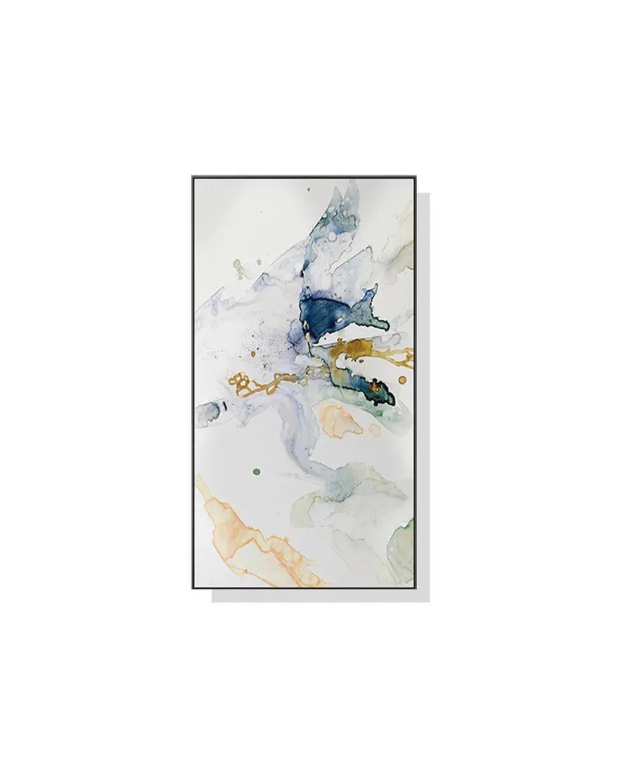 Watercolour Style Abstract Wall Art Canvas 3 sizes available 40cm x 80cm