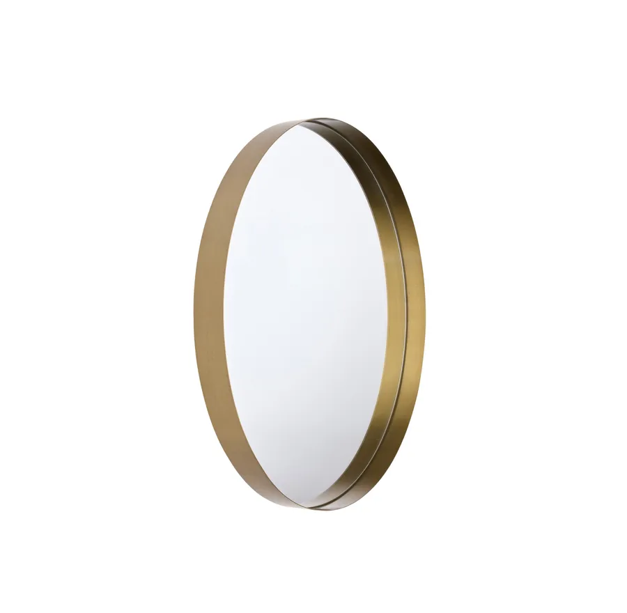 Gia Stainless Steel Wall Mirror Champagne Gold 60cm / 80cm 60cm