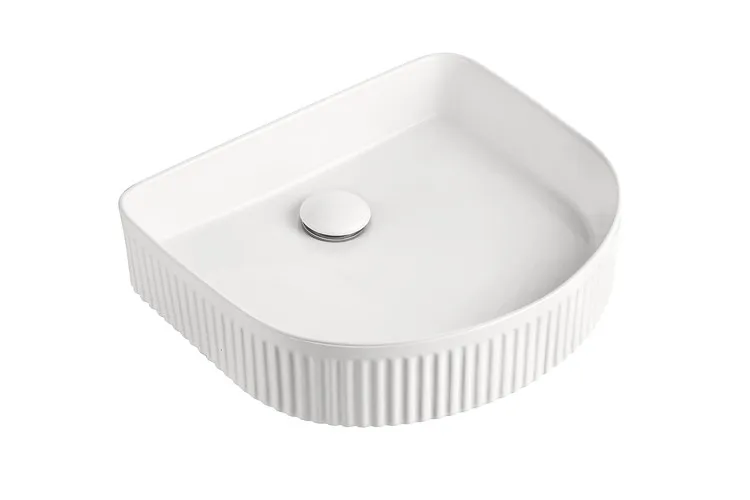 Arch Fluted Basin, Above Counter