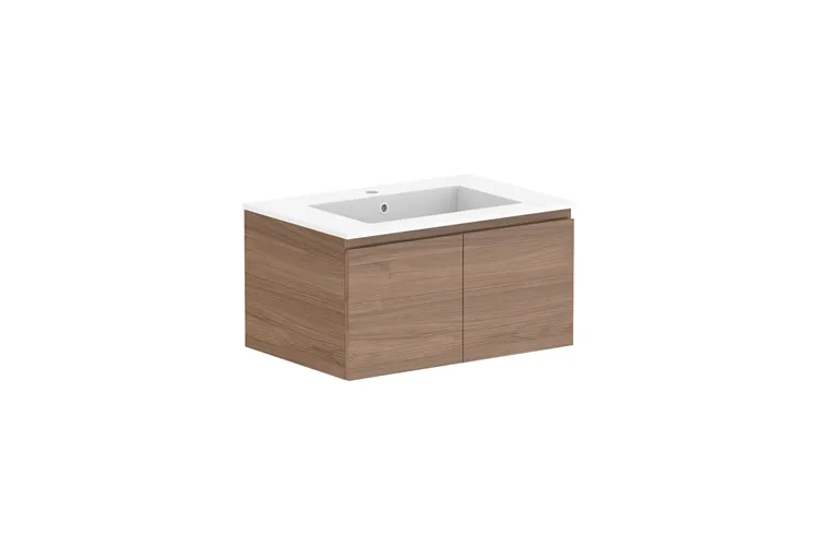 Glacier All-Door, Slim 750mm, Centre Bowl Vanity