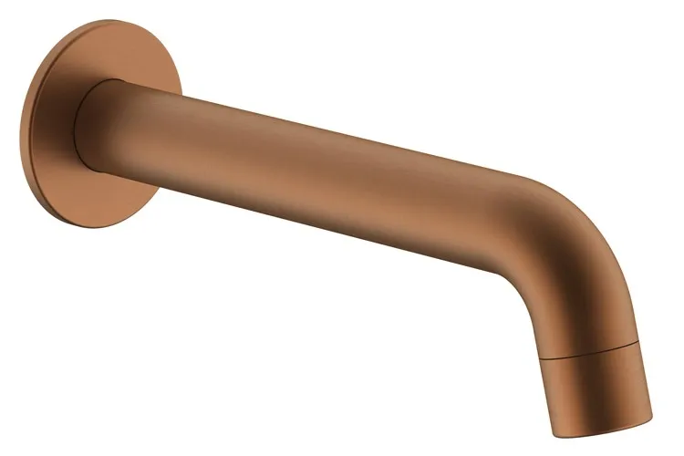 Soul Wall / Bath Spout, Brushed Copper