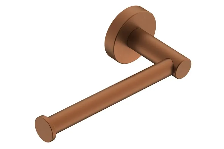 Soul Toilet Roll Holder, Brushed Copper