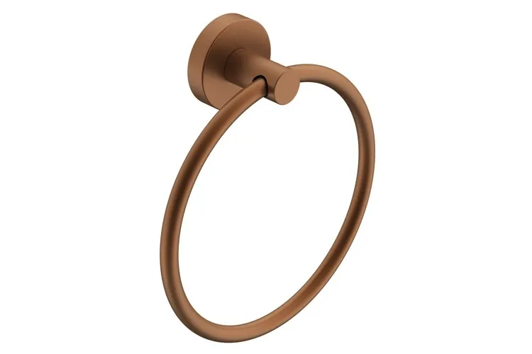 Soul Towel Ring, Brushed Copper