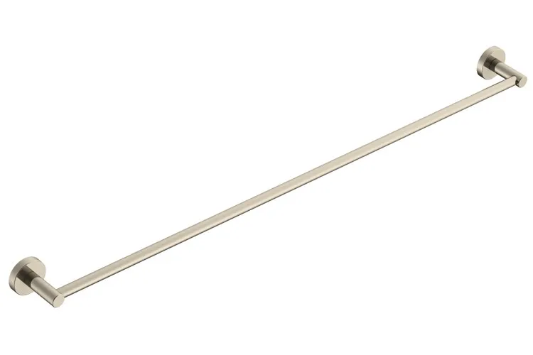 Soul Single Towel Rail 900mm, Brushed Nickel