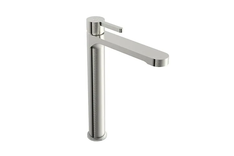 Bronx Extended Basin Mixer, Full Brushed Nickel