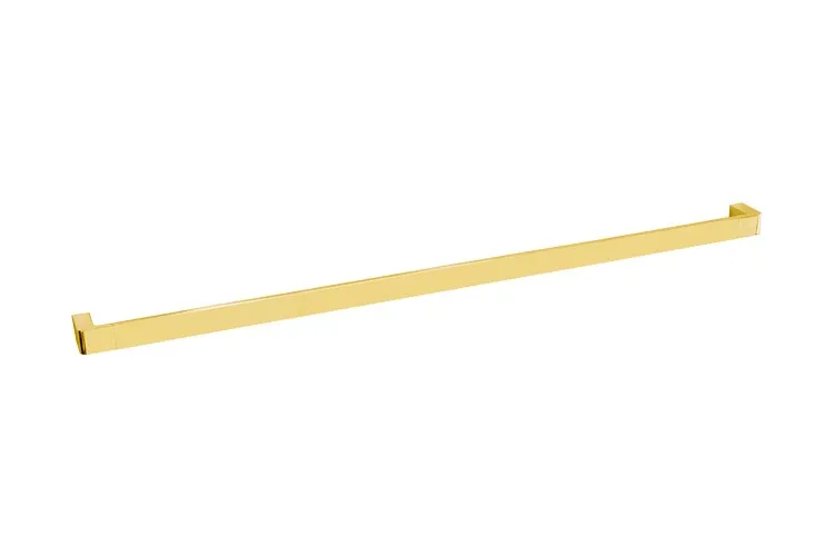 Brooklyn Single Towel Rail 900mm Brushed Brass