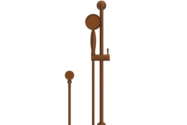 Eternal Handshower on Rail Brushed Copper