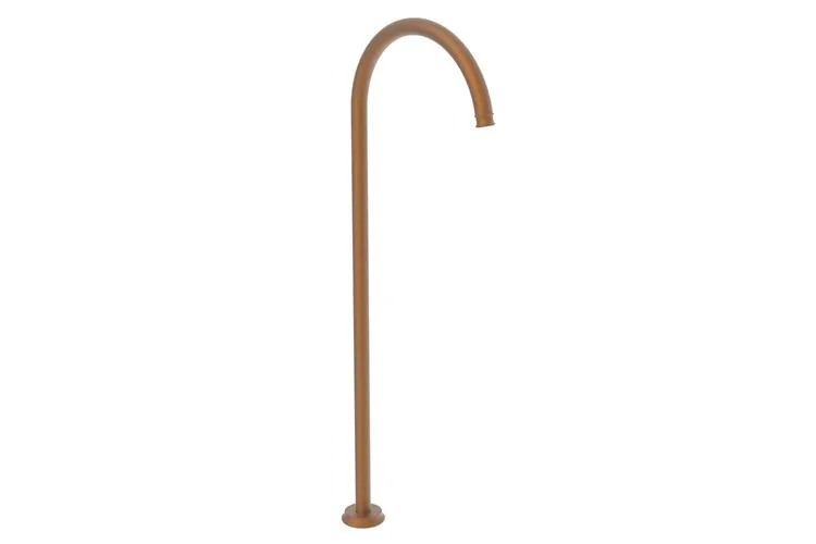 Eternal Floor Bath Spout Brushed Copper