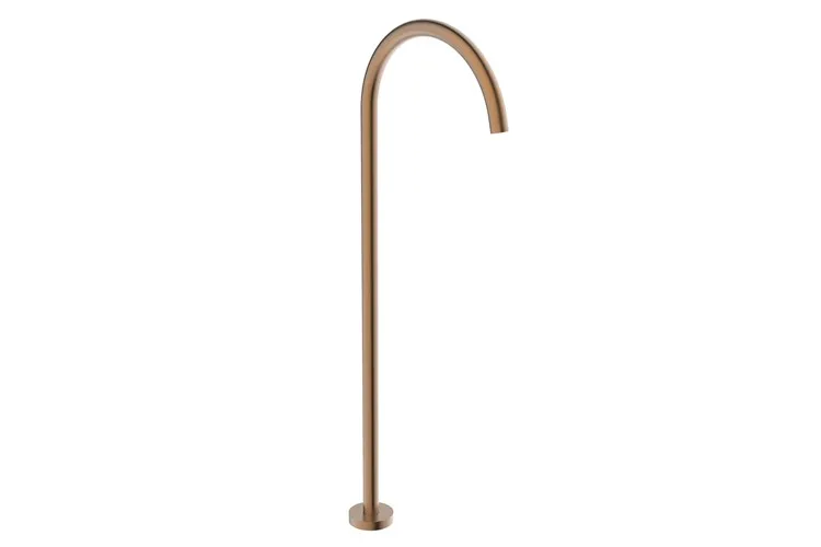 Soul Floor Bath Spout Brushed Copper