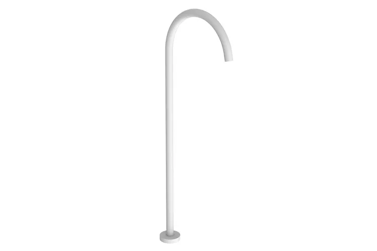 Soul Floor Bath Spout Matte White