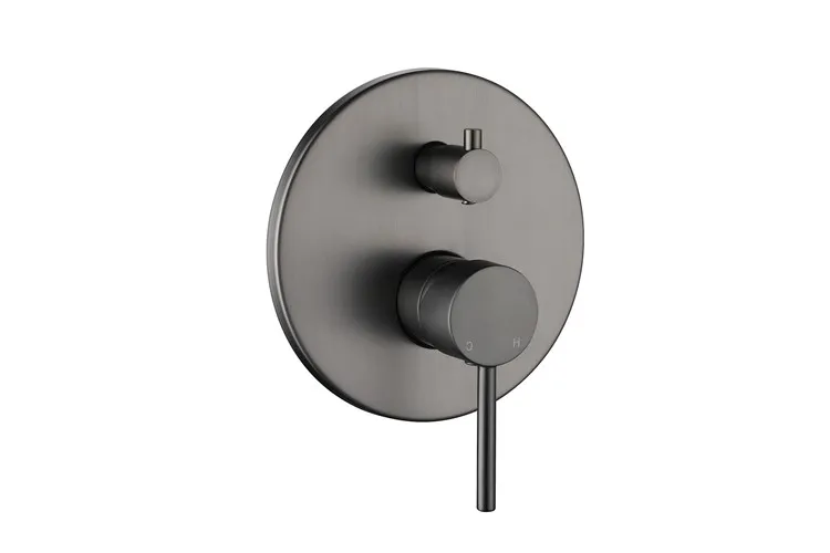 Bloom Diverter Mixer Brushed Gunmetal