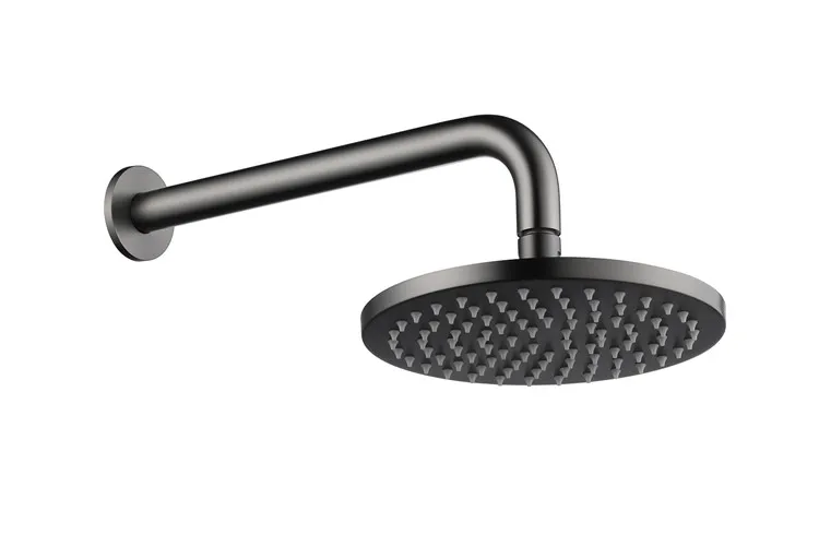 Bloom Shower Rose & Arm Brushed Gunmetal