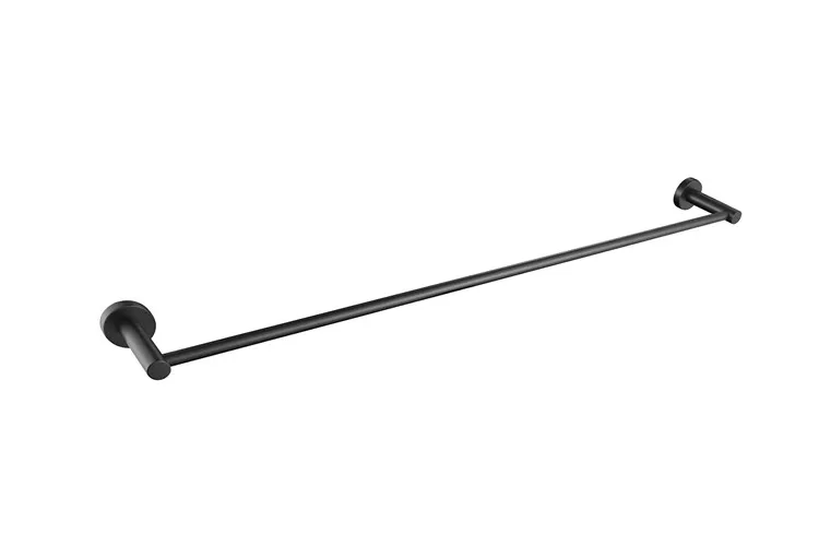 Bloom Single Towel Rail 750 Brushed Gunmetal