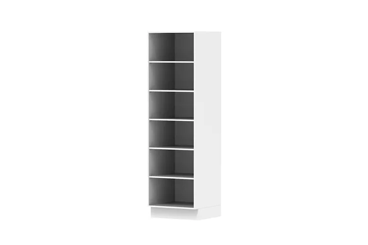 Tall Cabinet 600mm - Open Shelves (Pure Silk)