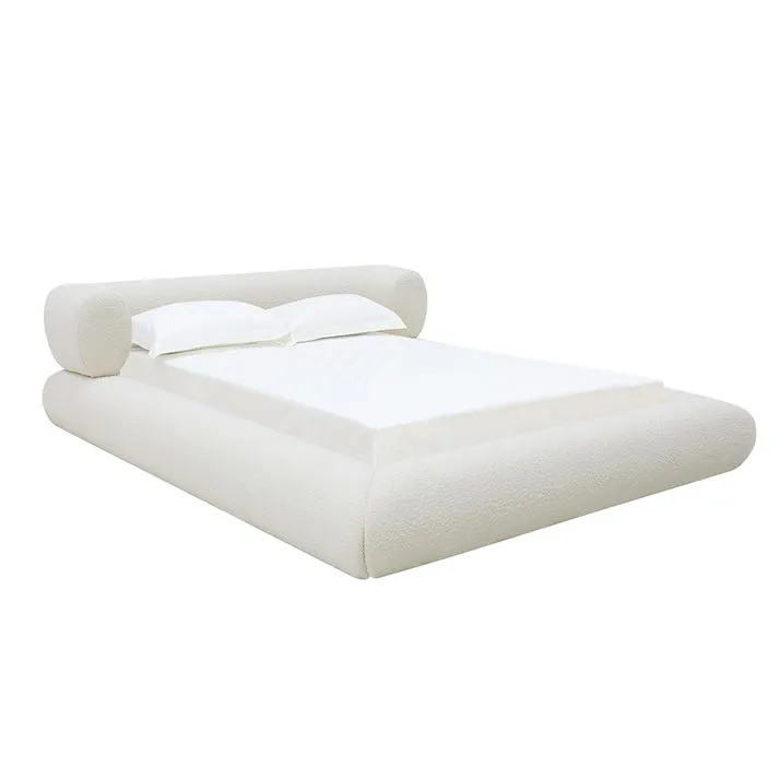 Frankie Bed Boucle Ivory