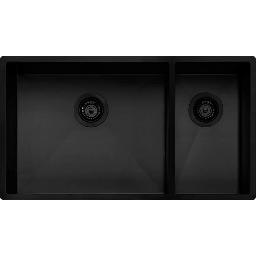 Spectra 1 & 1/2 Bowl Black Sink