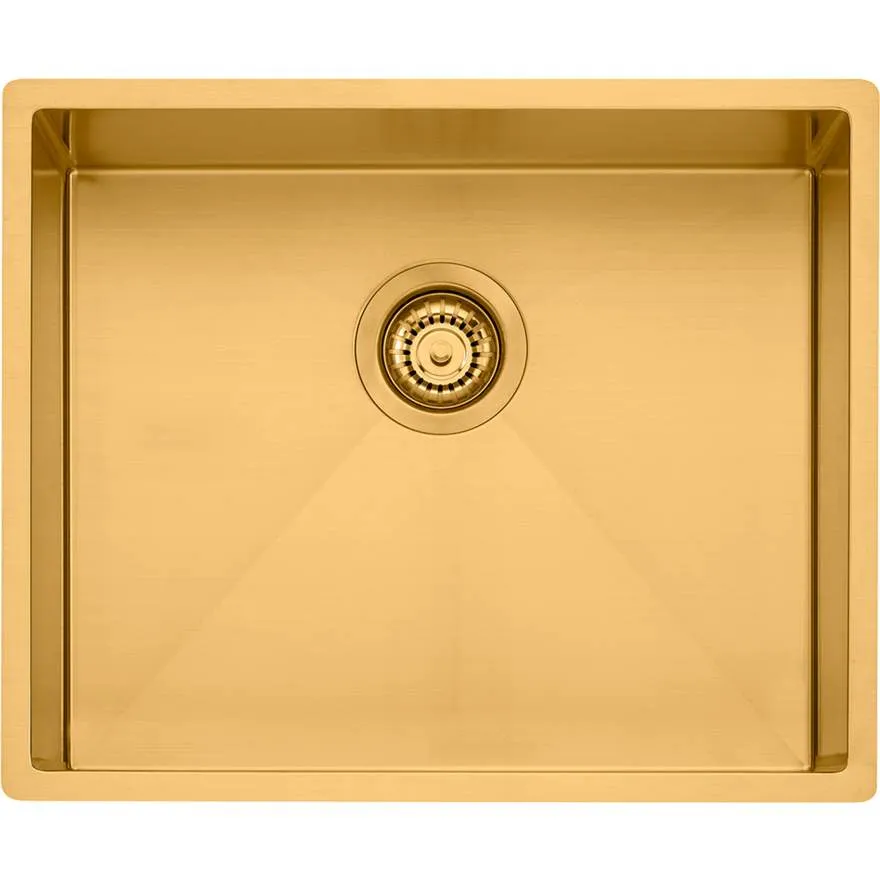 Spectra Single Bowl Brushed Gold Sink
