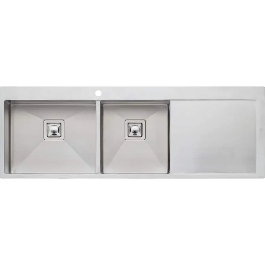 Professional 1 & 3/4 Bowl Topmount Sink With Drainer