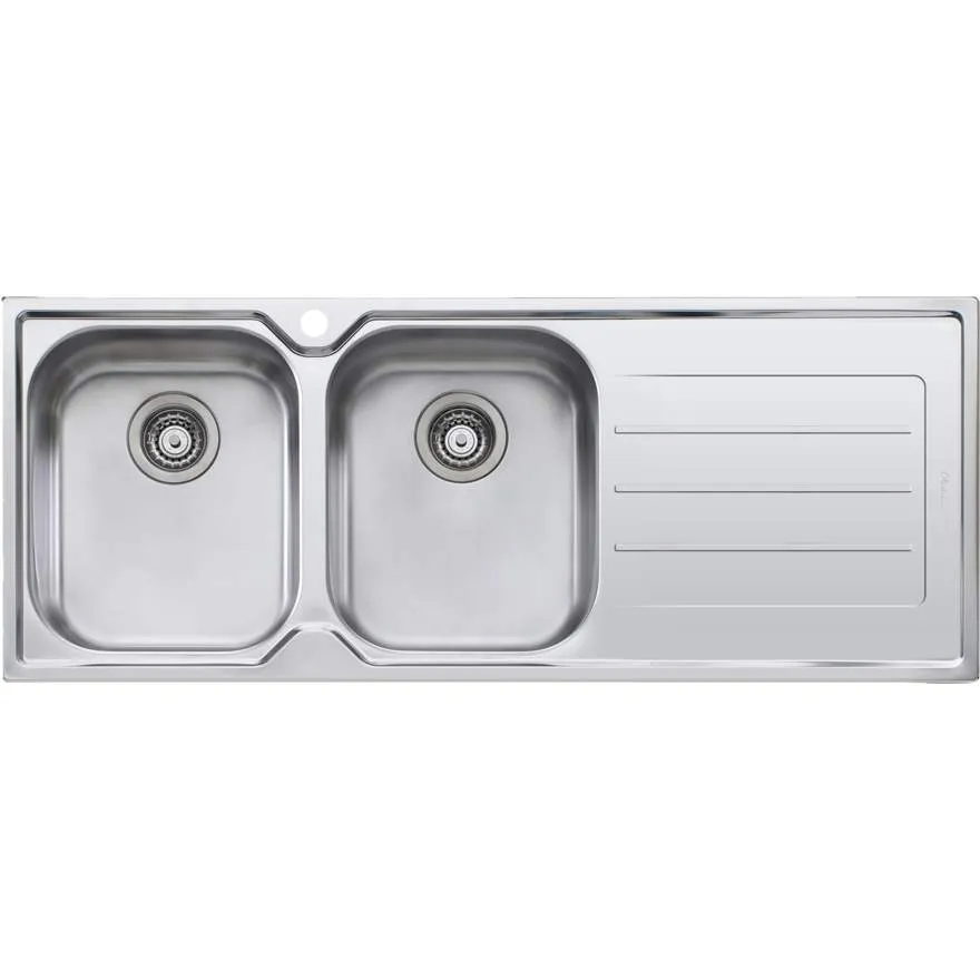 Flinders Double Bowl Sink With Drainer