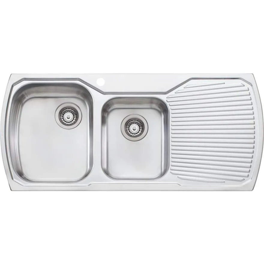 Monet 1 & 3/4 Bowl Topmount Sink with Drainer