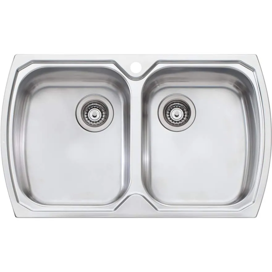 Monet Double Bowl Topmount Sink