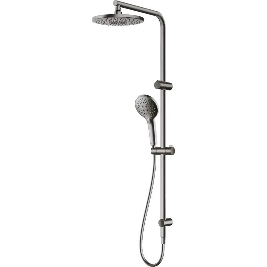 Rome Gunmetal Dual Shower Set