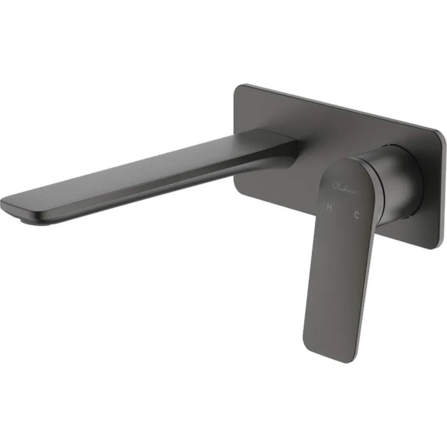 Paris Gunmetal Wall Mixer Set
