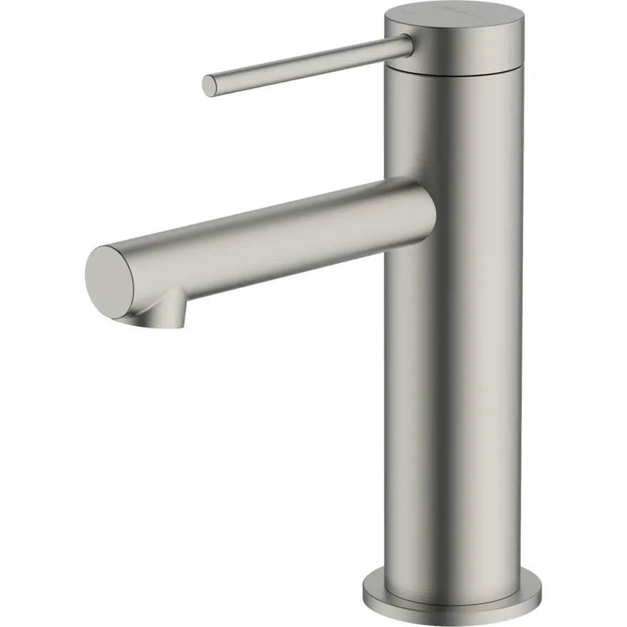 Venice Brushed Nickel Straight Basin Mixer