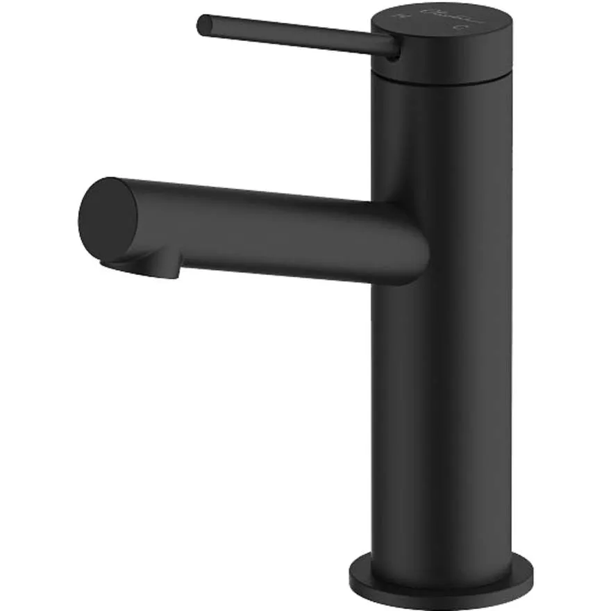 Venice Matte Black Uplift Basin Mixer