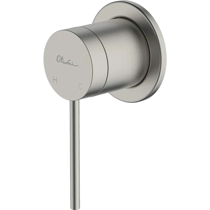 Venice Brushed Nickel Wall Mixer