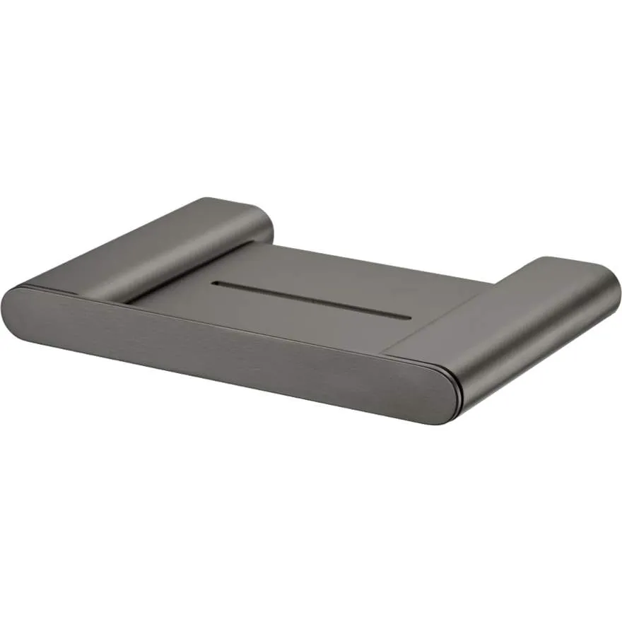 Madrid Gunmetal Soap Holder with Shelf