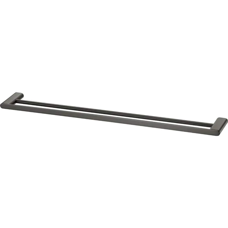 Madrid Gunmetal Double Towel Rail 800mm