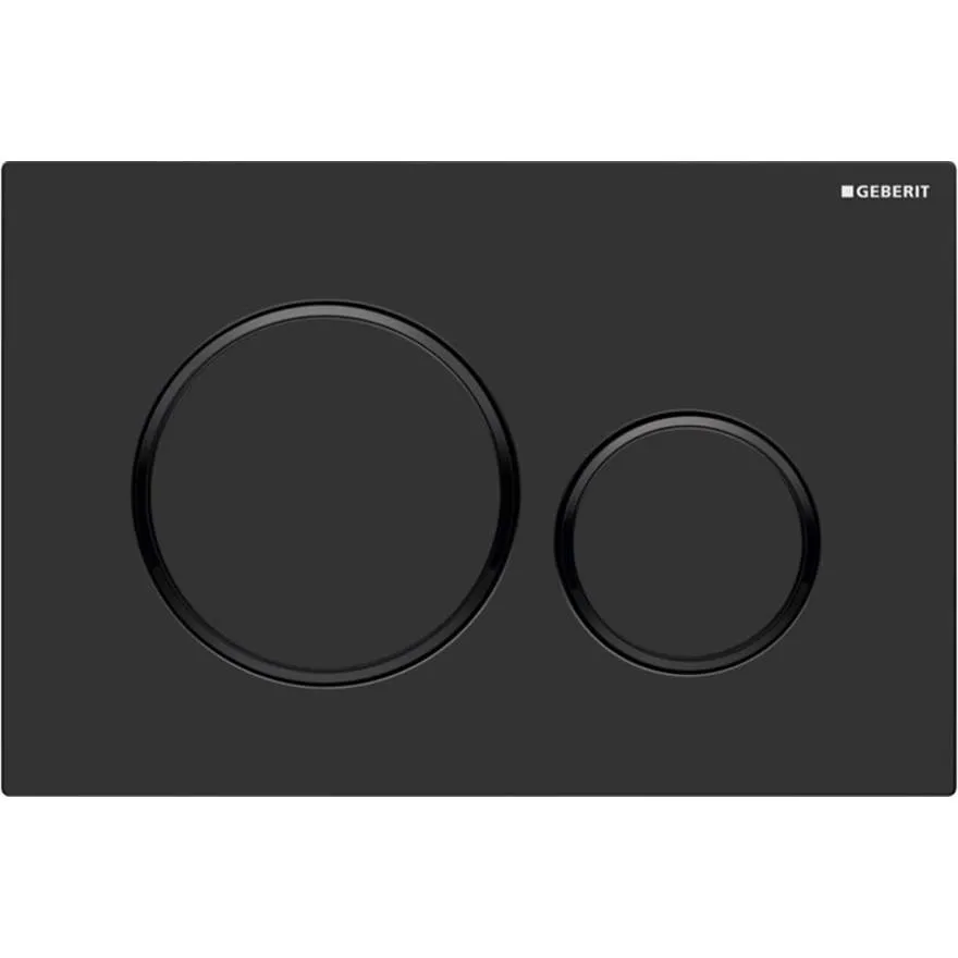 ROUND PUSH PLATE MATTE BLACK SIGMA30