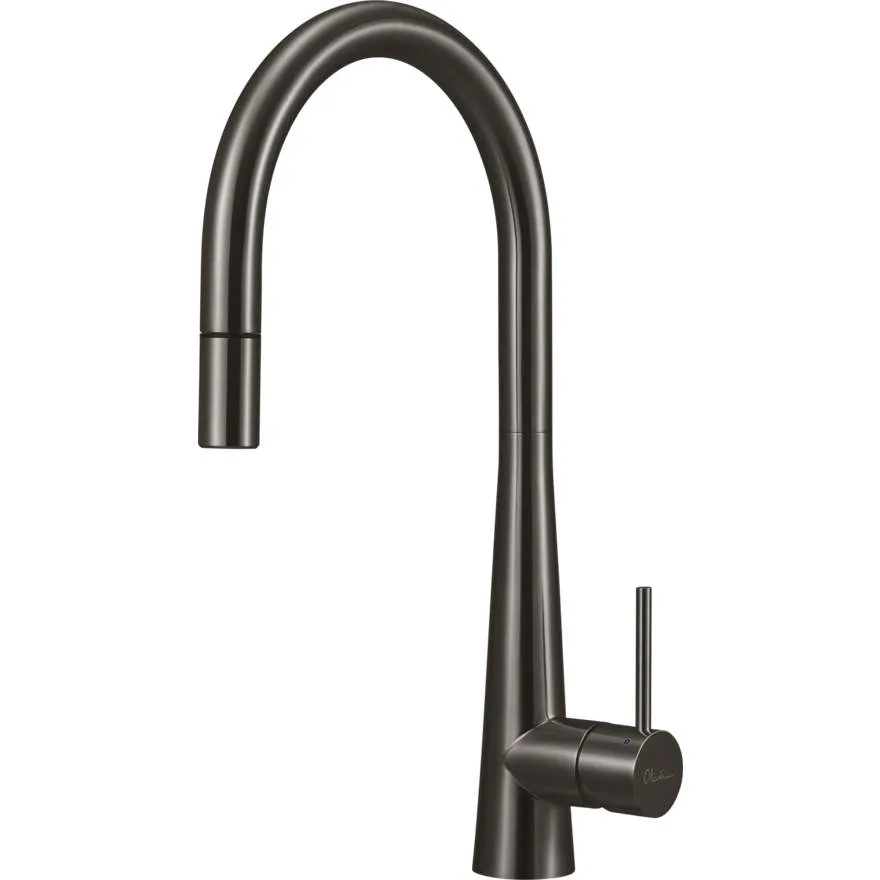 Essente Gunmetal Goose Neck Pull Out Mixer