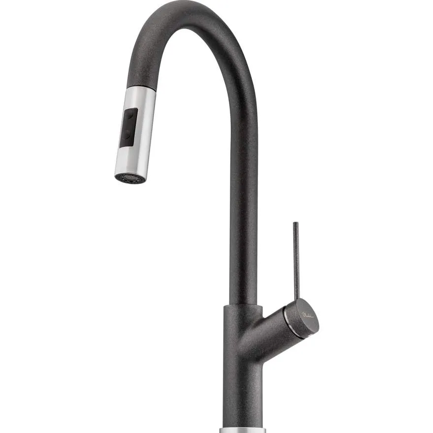 Vilo Black Granite Pull Out Spray Mixer