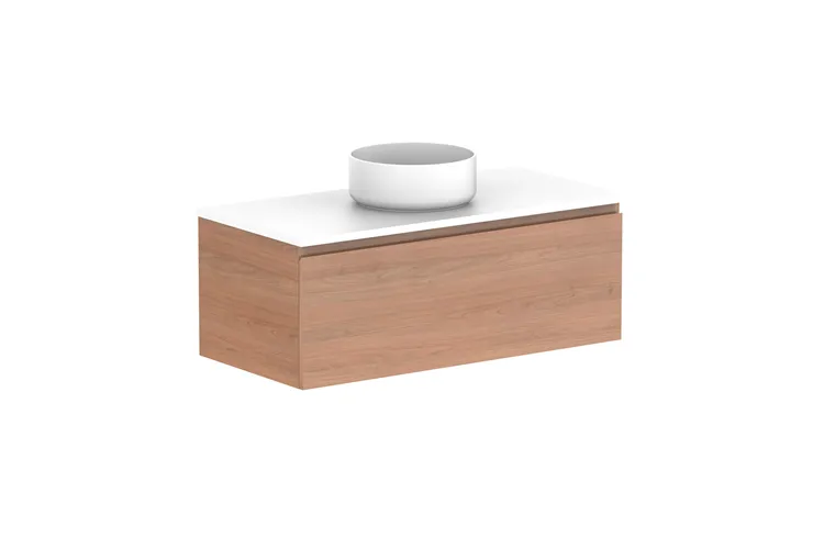 Glacier All-Drawer, Slim 1050mm, Centre Bowl Vanity