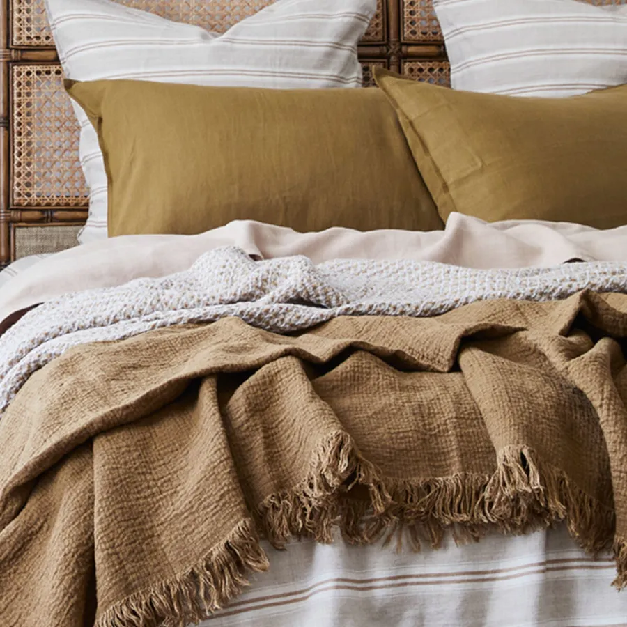 In The Sac Madison Coverlet Olive - 3113