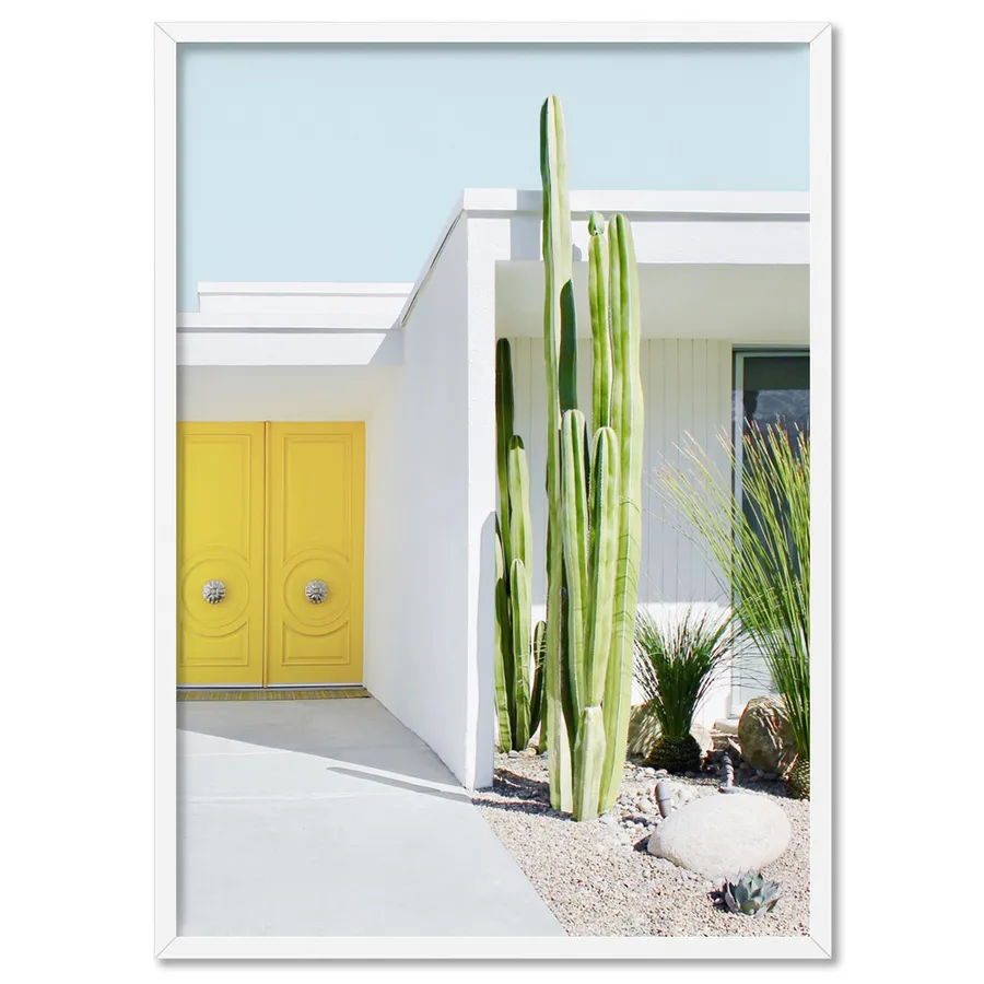 Palm Springs | Yellow Door I - Art Print
